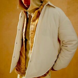 Urban Outfitters Padded Puffer Shirt Jacket